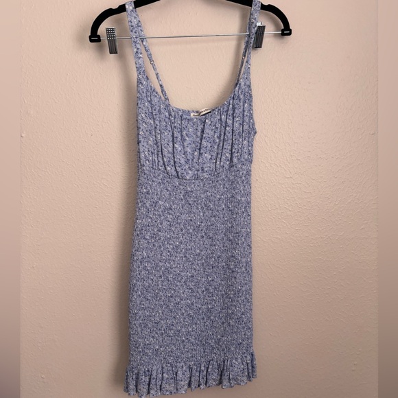 Abercrombie & Fitch Floral Smocked Mini Dress M - Picture 5 of 7